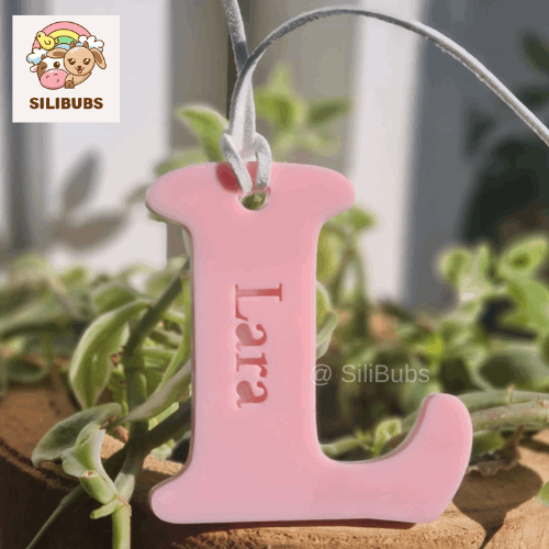 Double Layered Letter Bag Tags