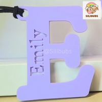 Double Layered Letter Bag Tags