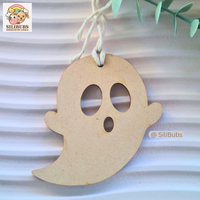 Large Ghost Baby Bag Tags - Craft Packs