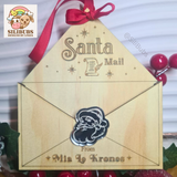 Personalised Santa Letter Holder- Ornament