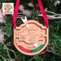 Santa's Naughty or Nice Meter Ornament