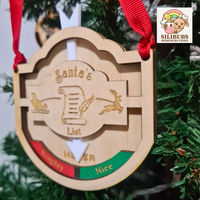 Santa's Naughty or Nice Meter Ornament