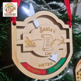 Santa's Naughty or Nice Meter Ornament