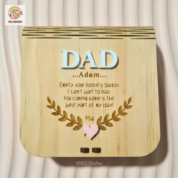 Father's Day Wooden Gift Box