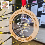 Teachers Appreciation Ornament