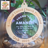Personalised Teachers Appreciation Ornament