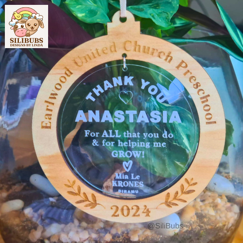 Personalised Teachers Appreciation Ornament