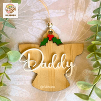 Angel Christmas Ornament Wooden