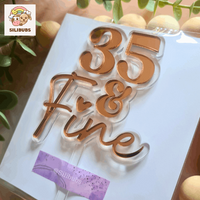 Aged & Fine Cake Topper