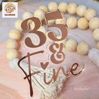 Aged & Fine Cake Topper