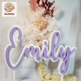 2in1 Name Cake Topper & Room Decor